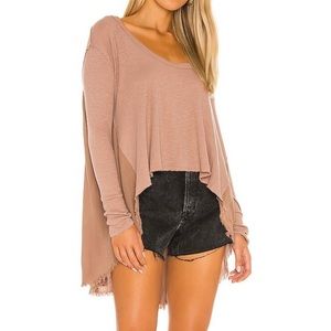 Free People we the free TT special tee size medium in Choco latte